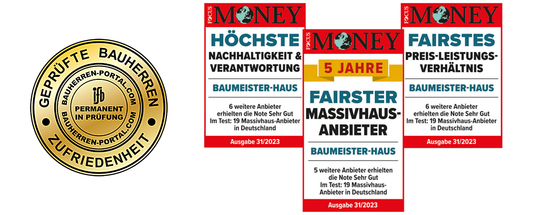 Siegel Bauherrenreport und FocusMoney