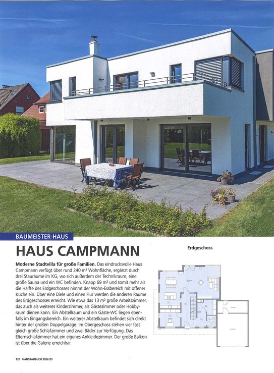 Hausbaubuch Nr. 1 2022-23 Haus-Campmann